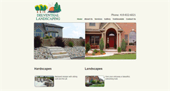 Desktop Screenshot of delventhallandscaping.com